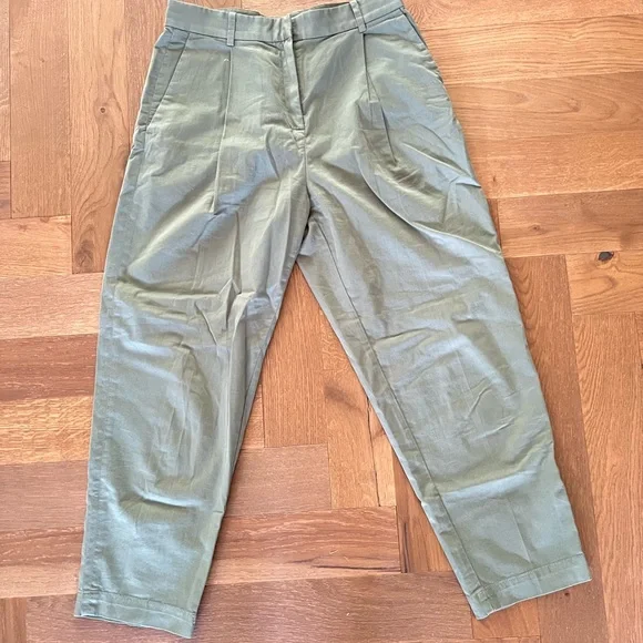 Everlane Green Cropped Ankle Pants - Picture 5 of 5